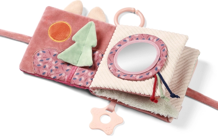 Varied textures and crinkly pages for sensory exploration
