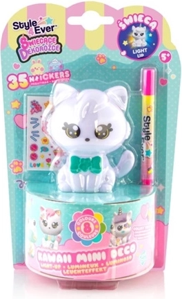 EPEE svetleči dekorator – kawaii mucek – kreativni DIY komplet