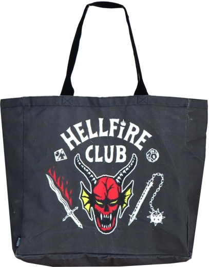 Tekstilna nakupovalna torba XL Stranger Things Hellfire Club - 1 kos