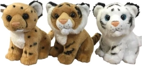 Beli tiger ali rjavi gepard 16 cm