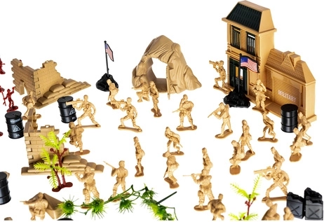 Durable plastic figures and accessories