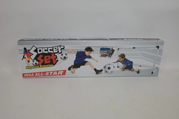 Otroški nogometni gol – komplet z žogo in tlačilko