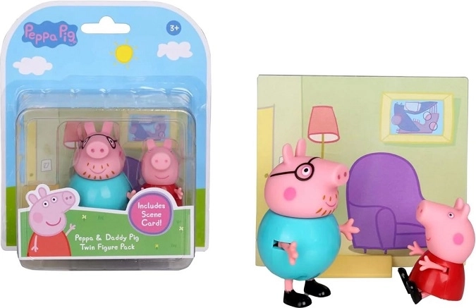 Peppa Pig komplet figuric Peppa in očka