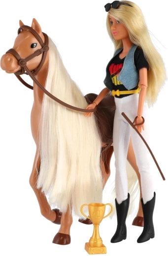 Horse-riding competition play