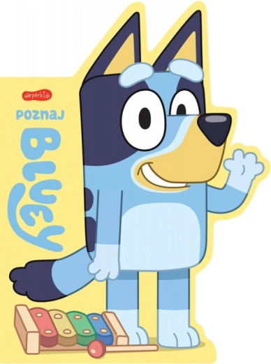 Spoznaj Bluey – kartonasta knjiga v obliki kužka