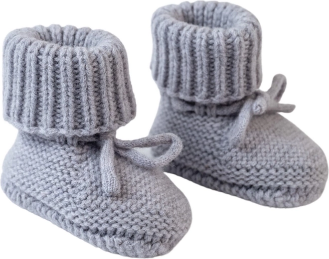 Lodger merino booties Drizzle 0–6 months