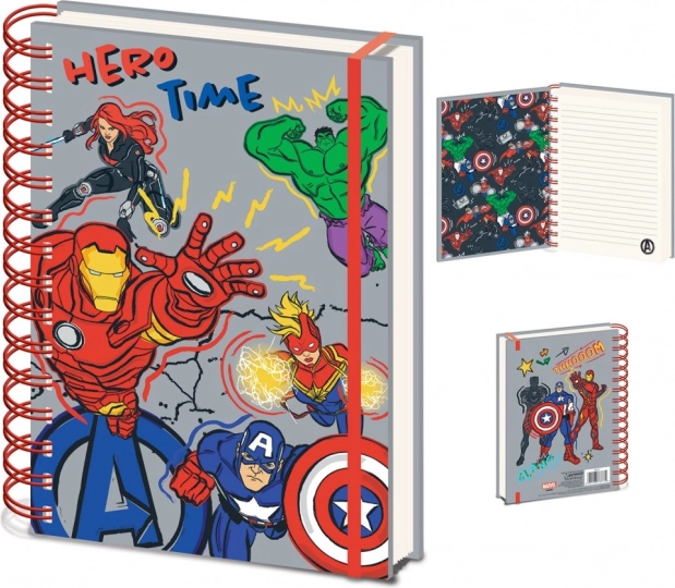 Kročni blok A5 AVENGERS Hero, črtan