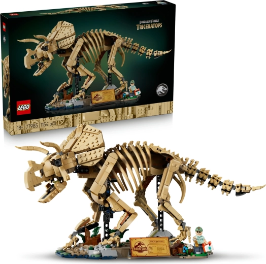 LEGO Jurassic World okostje dinozavra: triceratops