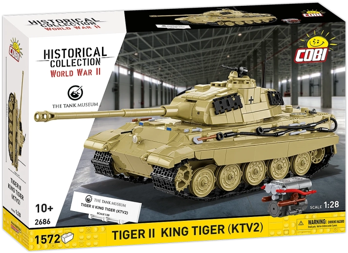 Cobi Tiger II King Tiger (KTV2) 1:28 gradbeni komplet