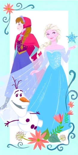 Frozen Bath Towel - 1 piece