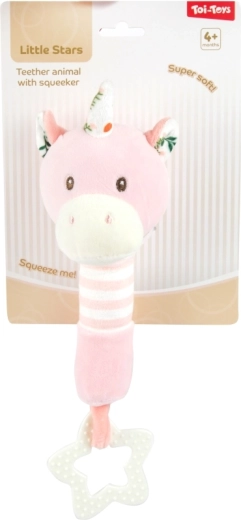 Ljubka živalca v rožnatih tonih