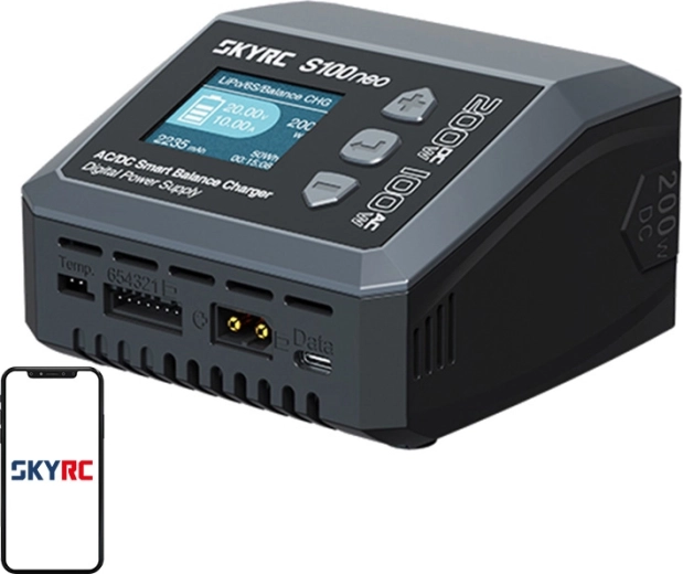 Inteligentni polnilec AC/DC SkyRC S100neo