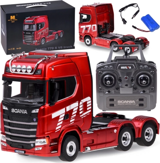 Licenciran RC tovornjak Scania 770 S V8 z daljinskim upravljanjem 1:18