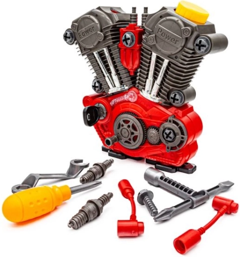 Razstavljiv motor za male mojstre