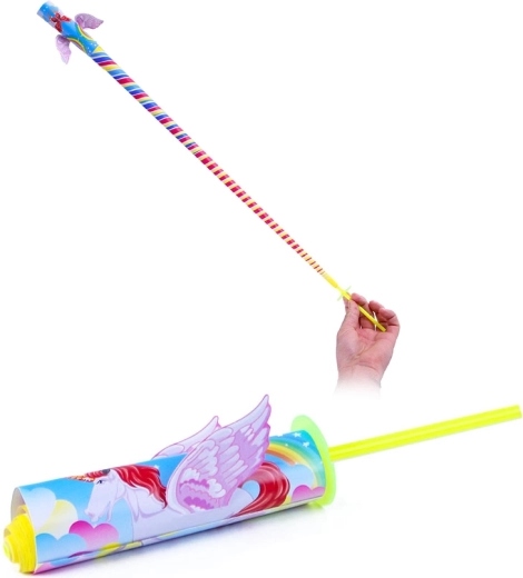 Papirnati izvlečni jo-jo z samorogom 20 cm – 1 kos