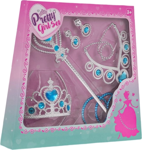 Komplet za malo princesko – moder