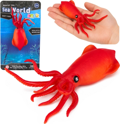 Gumijasta realistična figurica lignja 18 cm