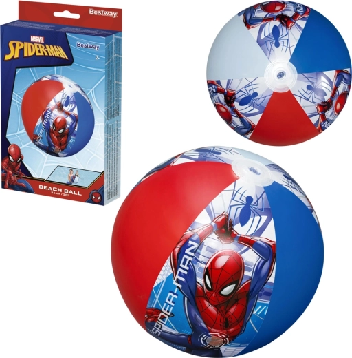 Bestway Marvel Spider-Man napihljiva žoga za na plažo 51 cm