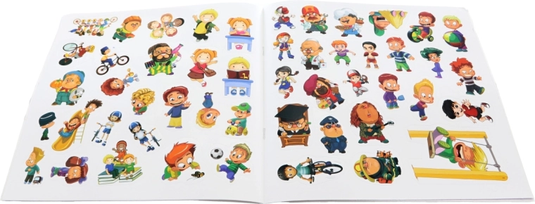 Bogat komplet nalepk za ustvarjalno okraševanje