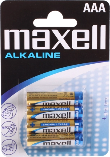 Alkalne baterije Maxell AAA LR03 1,5 V – 4 kosi