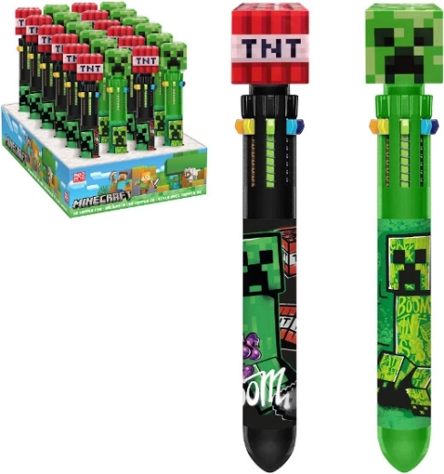 Minecraft večbarvni kemični svinčnik (10 barv)