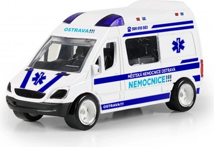 Kovinski reševalni avtomobilček Ostrava 7 cm