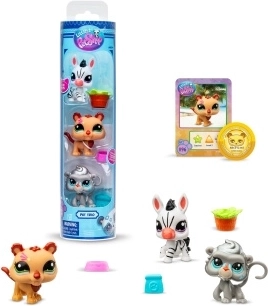 Littlest Pet Shop komplet 3 figuric – serija 2