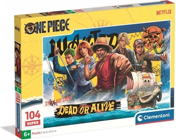 Clementoni sestavljanka Super Color One Piece (Netflix) 104 kosov