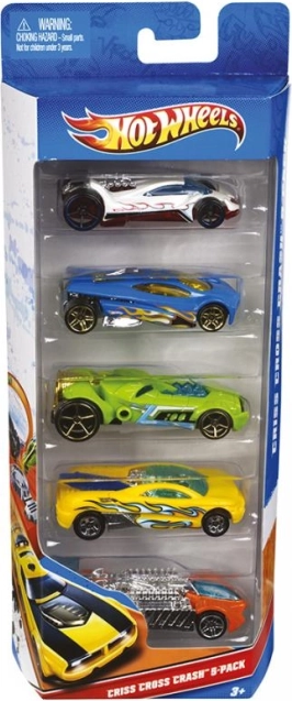 Hot Wheels zbirka pet avtomobilčkov