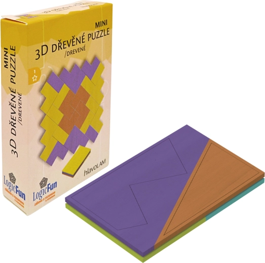 Mini 3D leseni ugankarski seti – več vrst