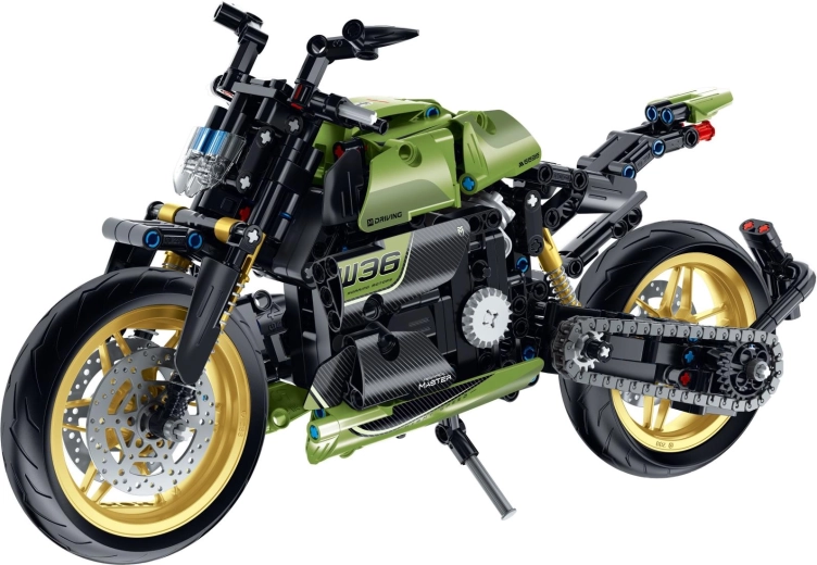 Realistic model with mechanical details