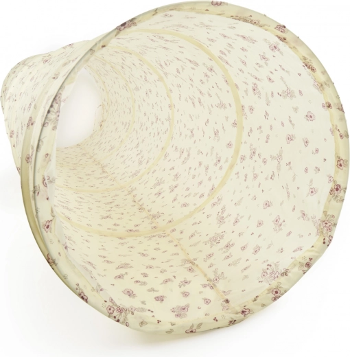 Bieco samodejno zložljiv tunel za igranje s cvetličnim vzorcem