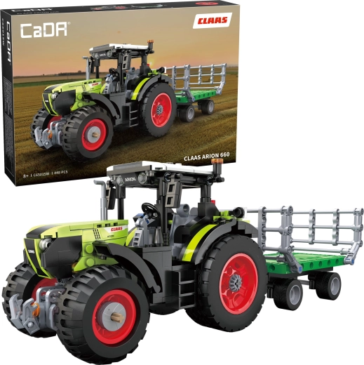 CaDA konstrukcijski komplet traktor Claas Arion 660 (448 kosov)