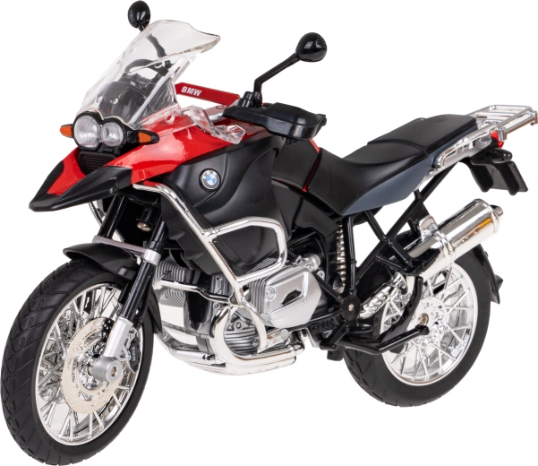 Motorno kolo bmw r 1200 gs model 1:9 rastar – Rdeča