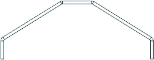 Rear stabilizer X3 2.5 mm