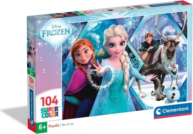 Clementoni puzzle 104 koščkov – Disney Frozen