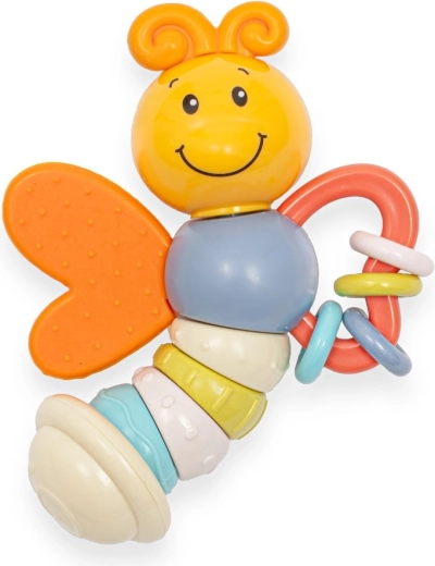 Otroška ropotuljica Baby Mix metuljček