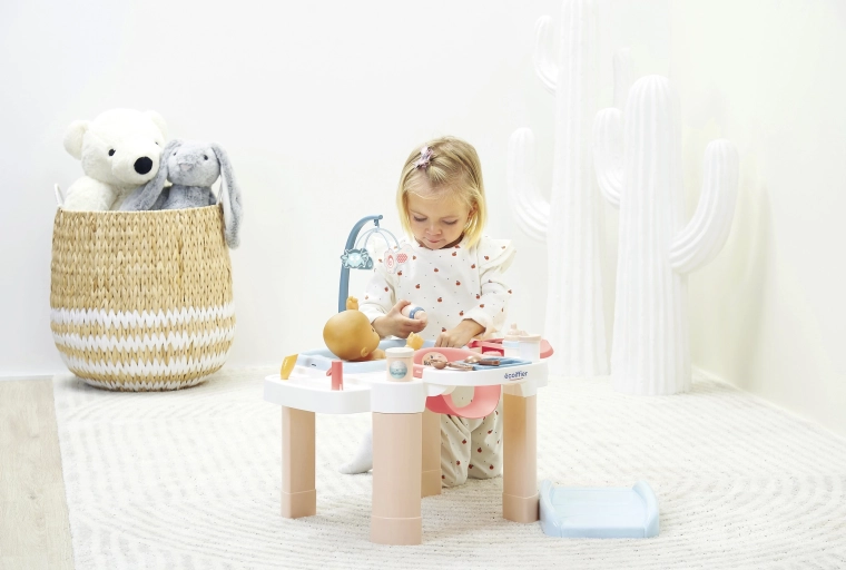 Stabilna in varna izvedba v pastelnih barvah