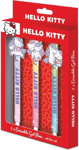 Hello Kitty set of erasable gel pens (3 pcs)
