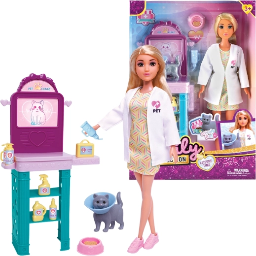 Punčka veterinarka z mucko