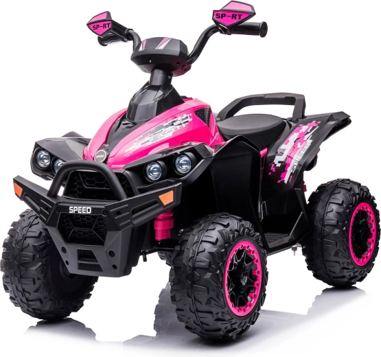 Chipolino električni štirikolesnik ATV Speed rožnat