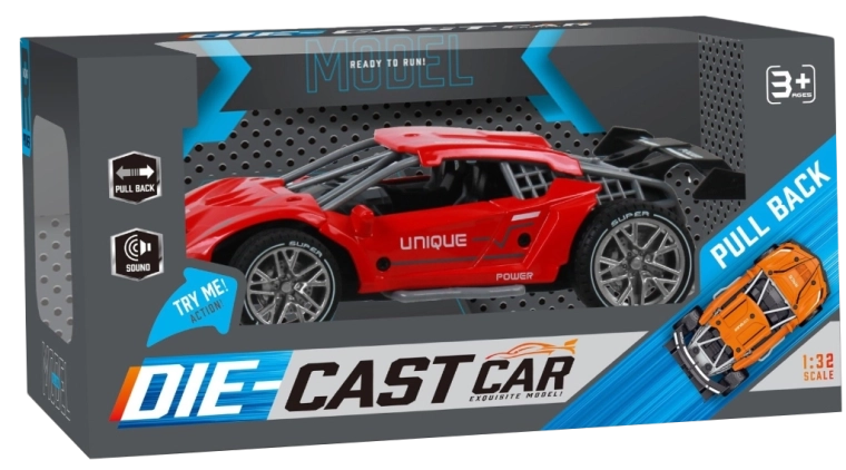 Dirkalni avto s povratnim navijanjem 1:32