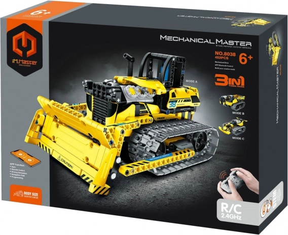 programabilni komplet iM.master 3v1 RC gradbeni stroj, 452 delov z polnilnim paketom