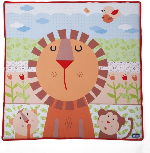 Mehka igralna podloga z živalmi za razvoj čutov