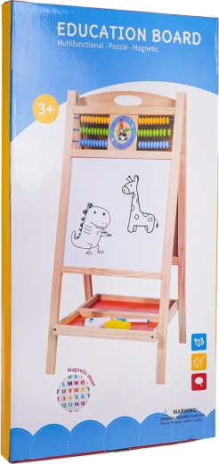 Lesena tabla z abakom in dodatki