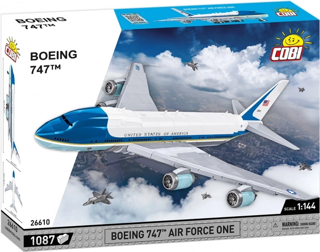 Gradbeni komplet COBI BOEING 747 Air Force One, 1:144, 1087 kosov