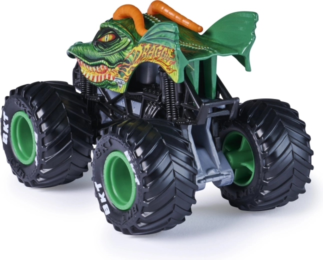 Large rubber wheels and raised chassis