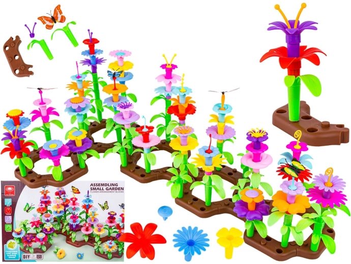Flower Garden Construction Set (222 pieces)