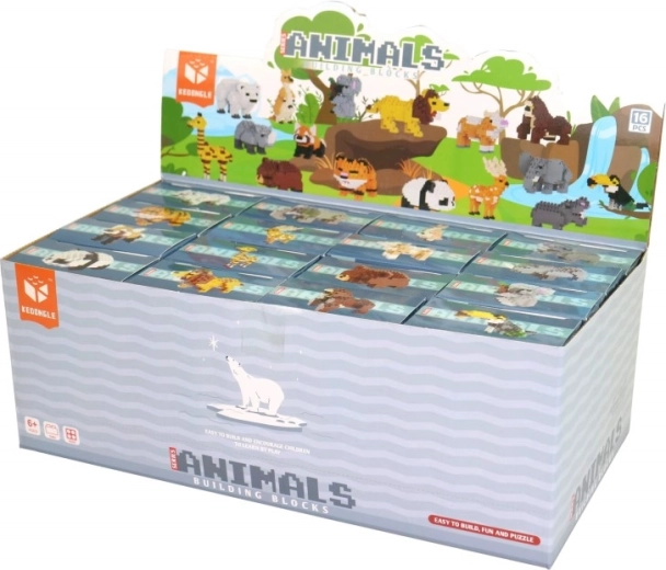 Individually packaged building set