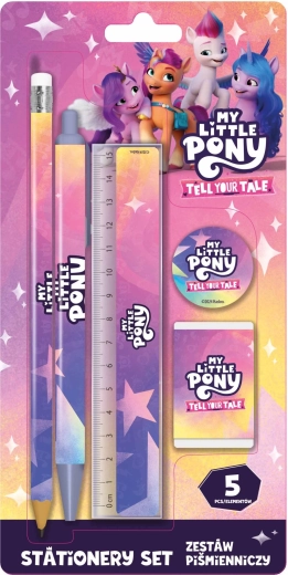 Pisalni komplet 5 kosov z motivom MY LITTLE PONY